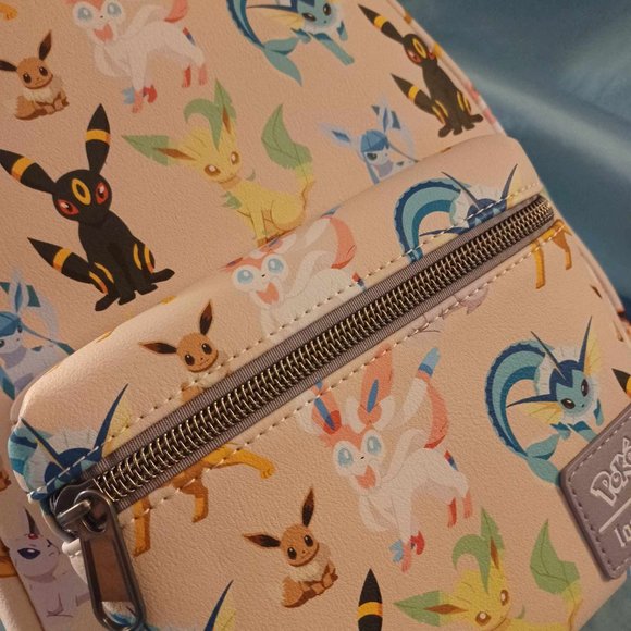 Loungefly Pokemon Eeveelutions Watercolor Backpack New Tags